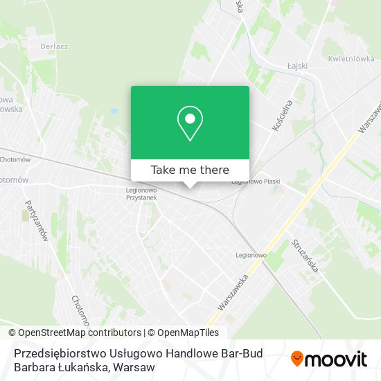 Przedsiębiorstwo Usługowo Handlowe Bar-Bud Barbara Łukańska map