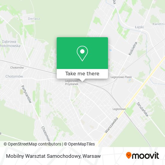 Mobilny Warsztat Samochodowy map