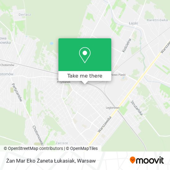 Żan Mar Eko Żaneta Łukasiak map