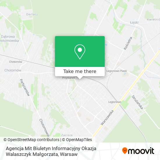 Agencja Mit Biuletyn Informacyjny Okazja Walaszczyk Małgorzata map