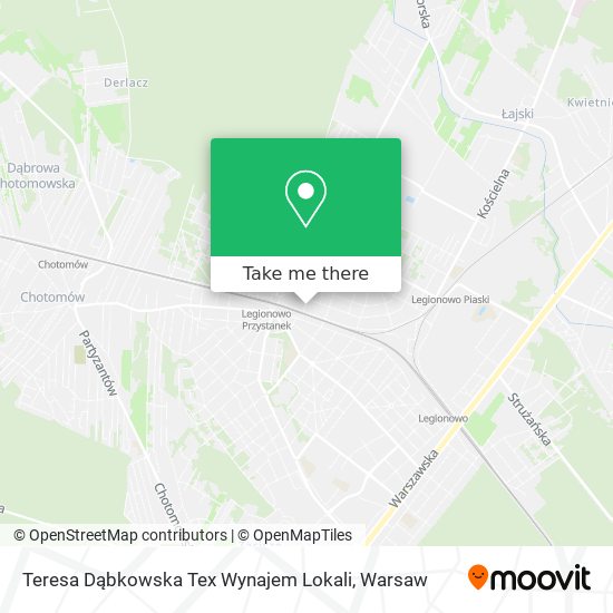 Teresa Dąbkowska Tex Wynajem Lokali map