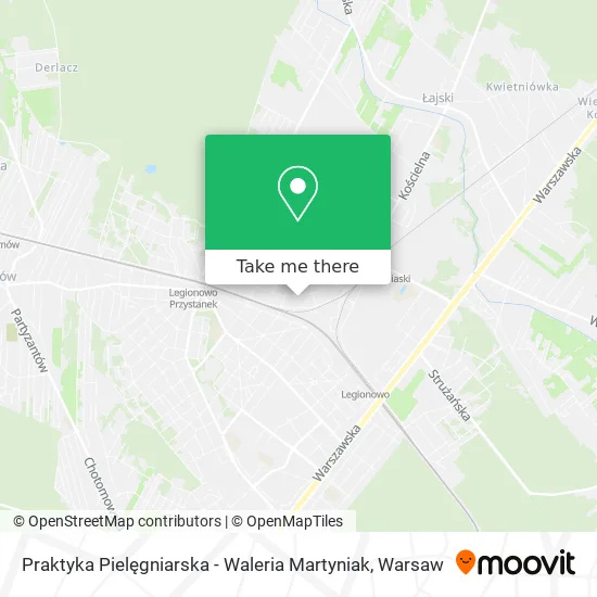 Praktyka Pielęgniarska - Waleria Martyniak map