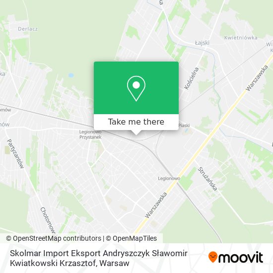 Skolmar Import Eksport Andryszczyk Sławomir Kwiatkowski Krzasztof map