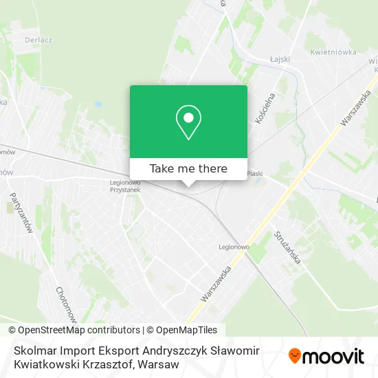 Skolmar Import Eksport Andryszczyk Sławomir Kwiatkowski Krzasztof map