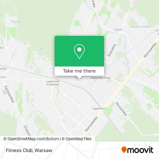 Fitness Club map