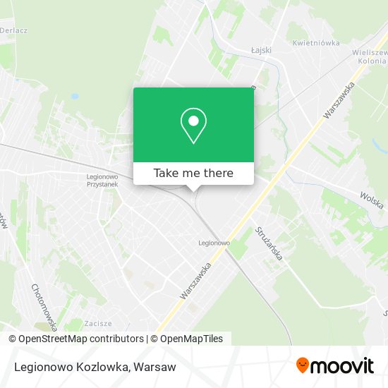 Карта Legionowo Kozlowka