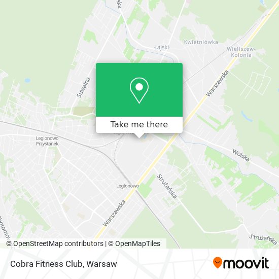 Cobra Fitness Club map