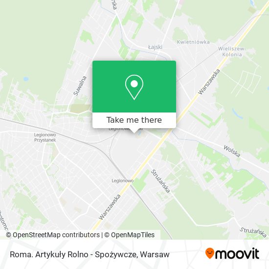 Roma. Artykuły Rolno - Spożywcze map