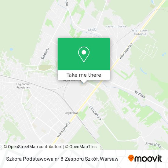 Szkoła Podstawowa nr 8 Zespołu Szkół map