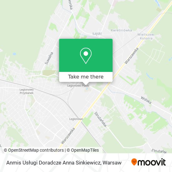 Anmis Usługi Doradcze Anna Sinkiewicz map