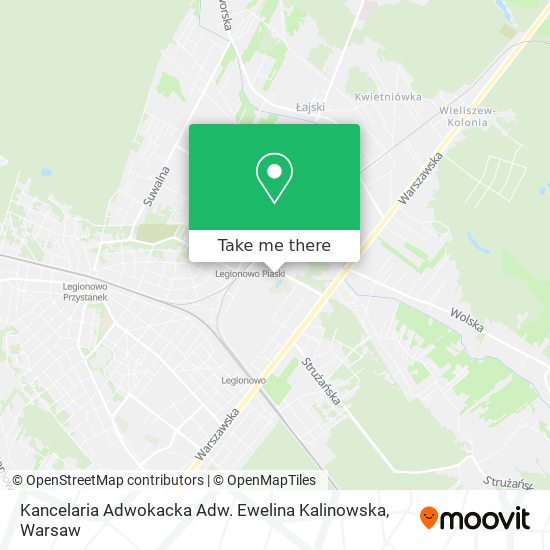 Kancelaria Adwokacka Adw. Ewelina Kalinowska map