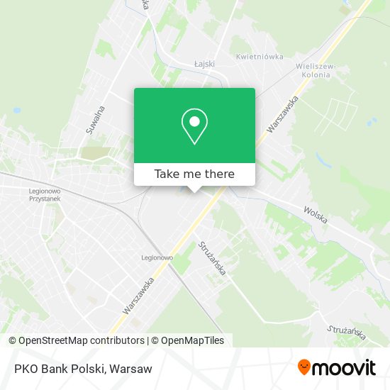 PKO Bank Polski map