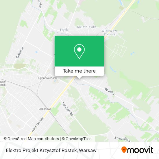 Elektro Projekt Krzysztof Rostek map