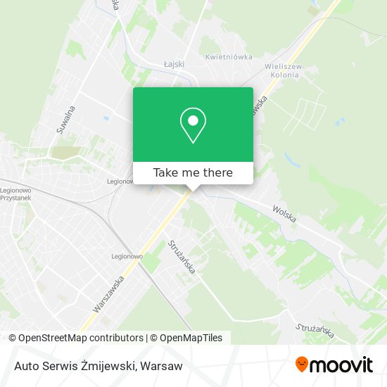 Карта Auto Serwis Żmijewski