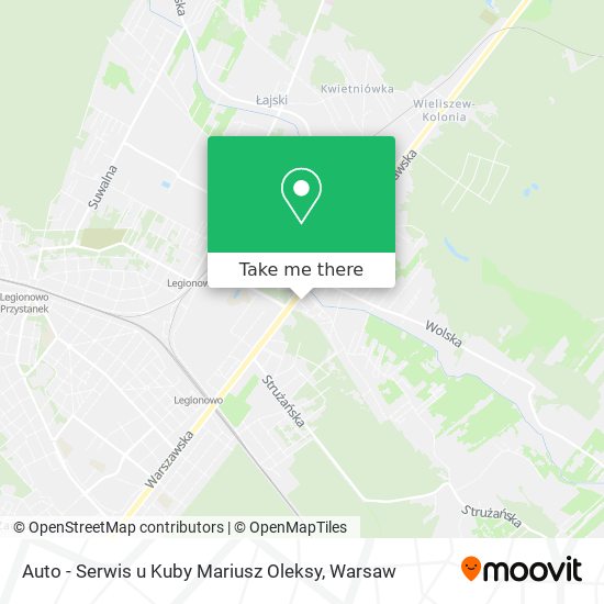 Auto - Serwis u Kuby Mariusz Oleksy map