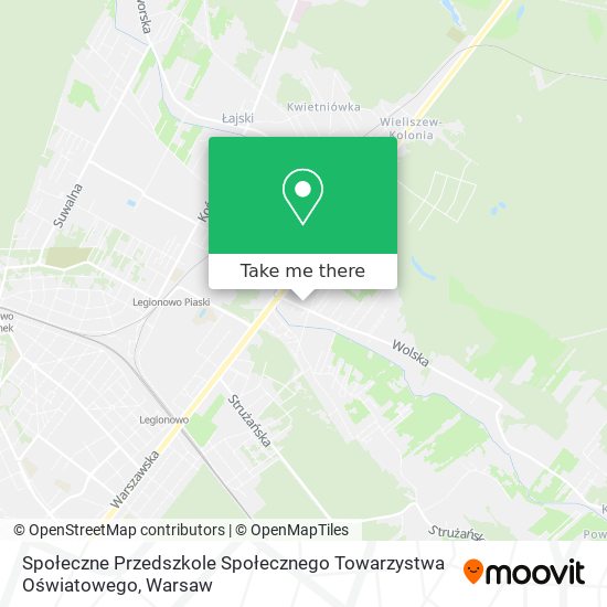 Społeczne Przedszkole Społecznego Towarzystwa Oświatowego map