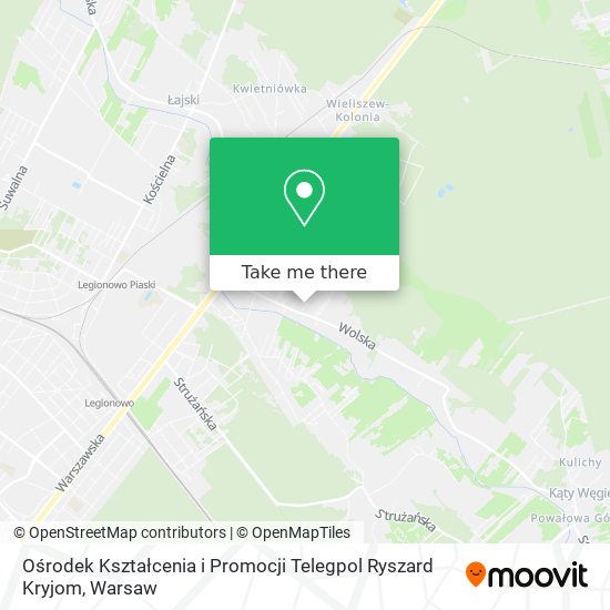 Ośrodek Kształcenia i Promocji Telegpol Ryszard Kryjom map