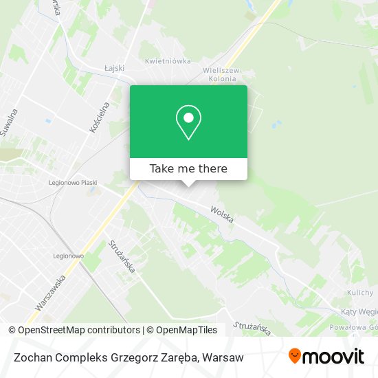 Zochan Compleks Grzegorz Zaręba map