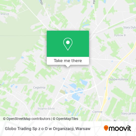 Globo Trading Sp z o O w Organizacji map