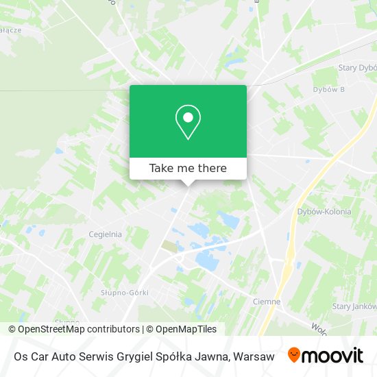 Os Car Auto Serwis Grygiel Spółka Jawna map