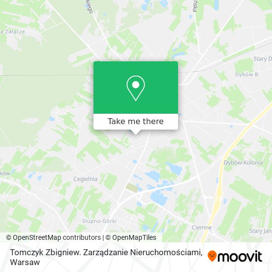 Tomczyk Zbigniew. Zarządzanie Nieruchomościami map