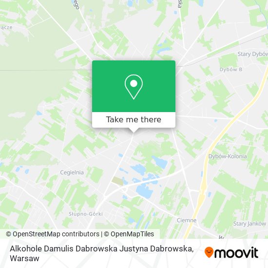 Alkohole Damulis Dabrowska Justyna Dabrowska map