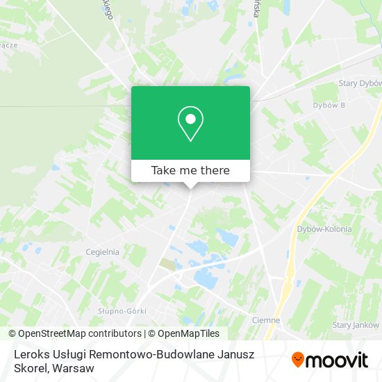 Leroks Usługi Remontowo-Budowlane Janusz Skorel map