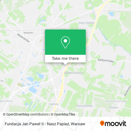 Fundacja Jan Paweł II - Nasz Papież map