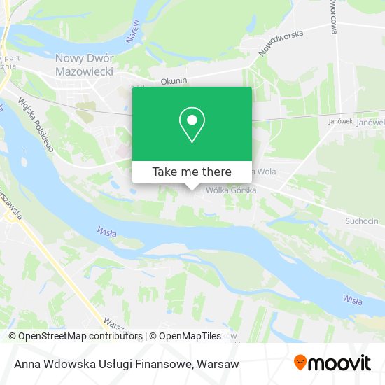 Anna Wdowska Usługi Finansowe map