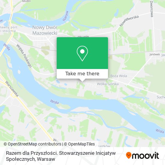 Razem dla Przyszłości. Stowarzyszenie Inicjatyw Społecznych map