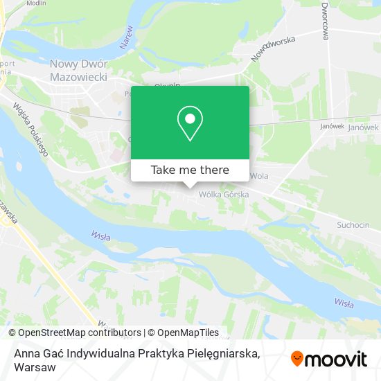 Anna Gać Indywidualna Praktyka Pielęgniarska map