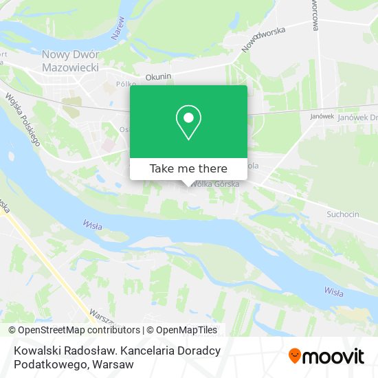 Kowalski Radosław. Kancelaria Doradcy Podatkowego map