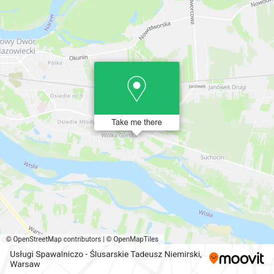 Usługi Spawalniczo - Ślusarskie Tadeusz Niemirski map