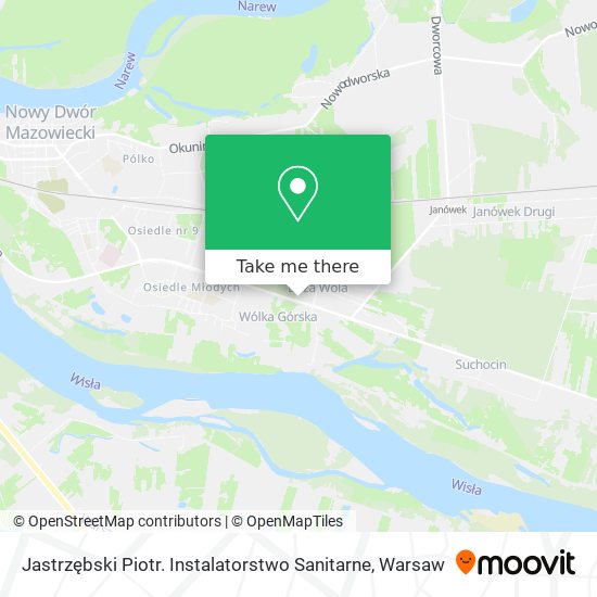 Jastrzębski Piotr. Instalatorstwo Sanitarne map