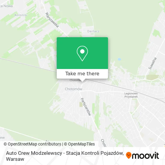 Auto Crew Modzelewscy - Stacja Kontroli Pojazdów map
