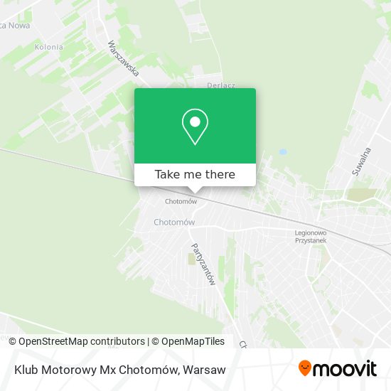 Klub Motorowy Mx Chotomów map