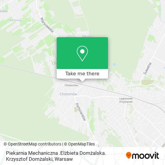 Piekarnia Mechaniczna .Elżbieta Domżalska. Krzysztof Domżalski map