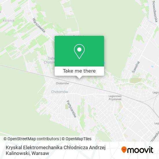 Kryskal Elektromechanika Chłodnicza Andrzej Kalinowski map