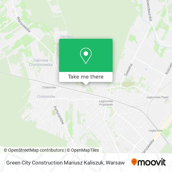 Карта Green City Construction Mariusz Kaliszuk