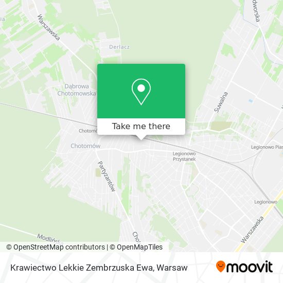 Карта Krawiectwo Lekkie Zembrzuska Ewa