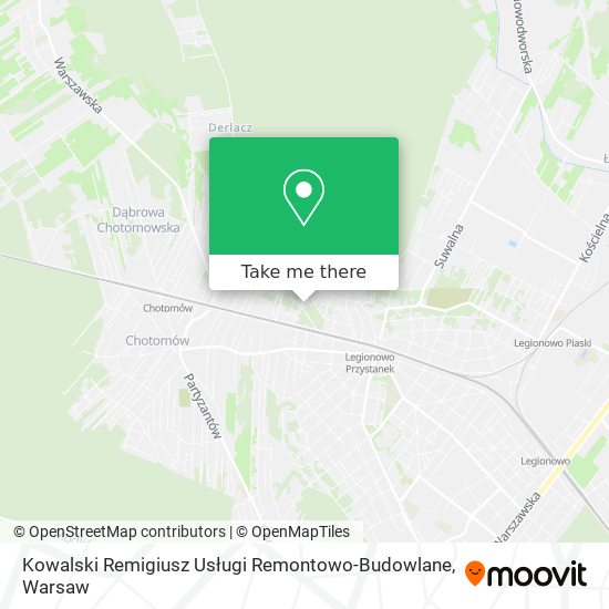 Карта Kowalski Remigiusz Usługi Remontowo-Budowlane