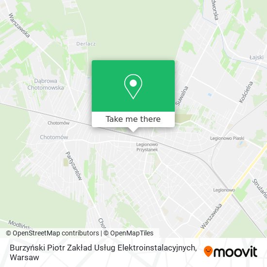 Burzyński Piotr Zakład Usług Elektroinstalacyjnych map