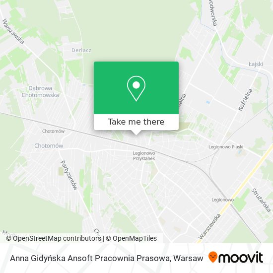 Anna Gidyńska Ansoft Pracownia Prasowa map