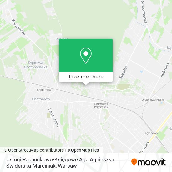 Usługi Rachunkowo-Księgowe Aga Agnieszka Świderska-Marciniak map