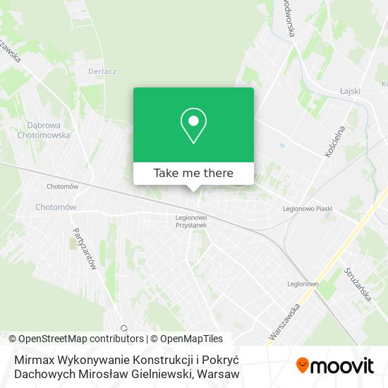 Mirmax Wykonywanie Konstrukcji i Pokryć Dachowych Mirosław Gielniewski map