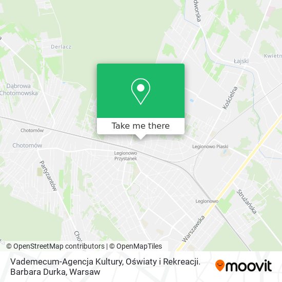 Vademecum-Agencja Kultury, Oświaty i Rekreacji. Barbara Durka map