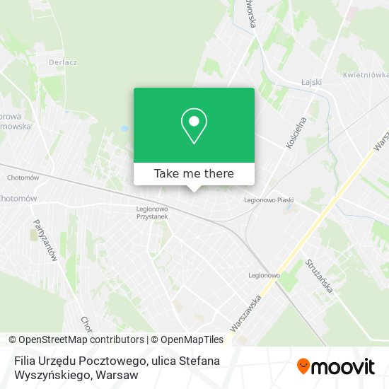 Filia Urzędu Pocztowego, ulica Stefana Wyszyńskiego map