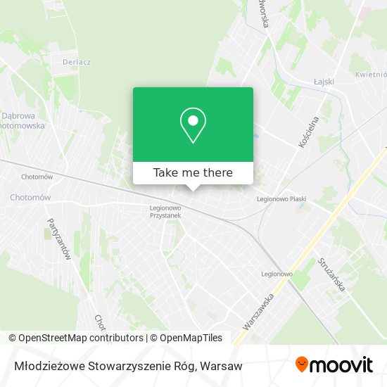 Młodzieżowe Stowarzyszenie Róg map