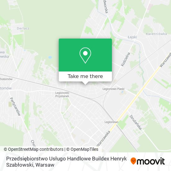 Карта Przedsiębiorstwo Usługo Handlowe Buildex Henryk Szabłowski