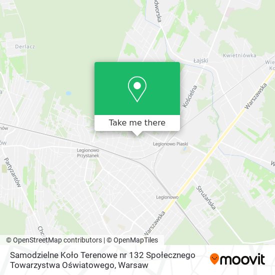 Samodzielne Koło Terenowe nr 132 Społecznego Towarzystwa Oświatowego map